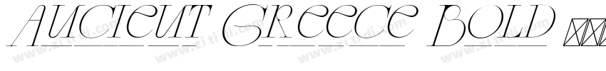 Ancient Greece Bold字体转换 Ancient Greece Bold字体转换